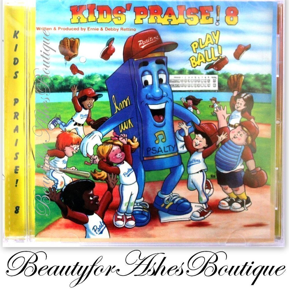 Psalty's Kids Prasie 8 Songs Baseball Team Play Ball Story Spiritual Lesson CD